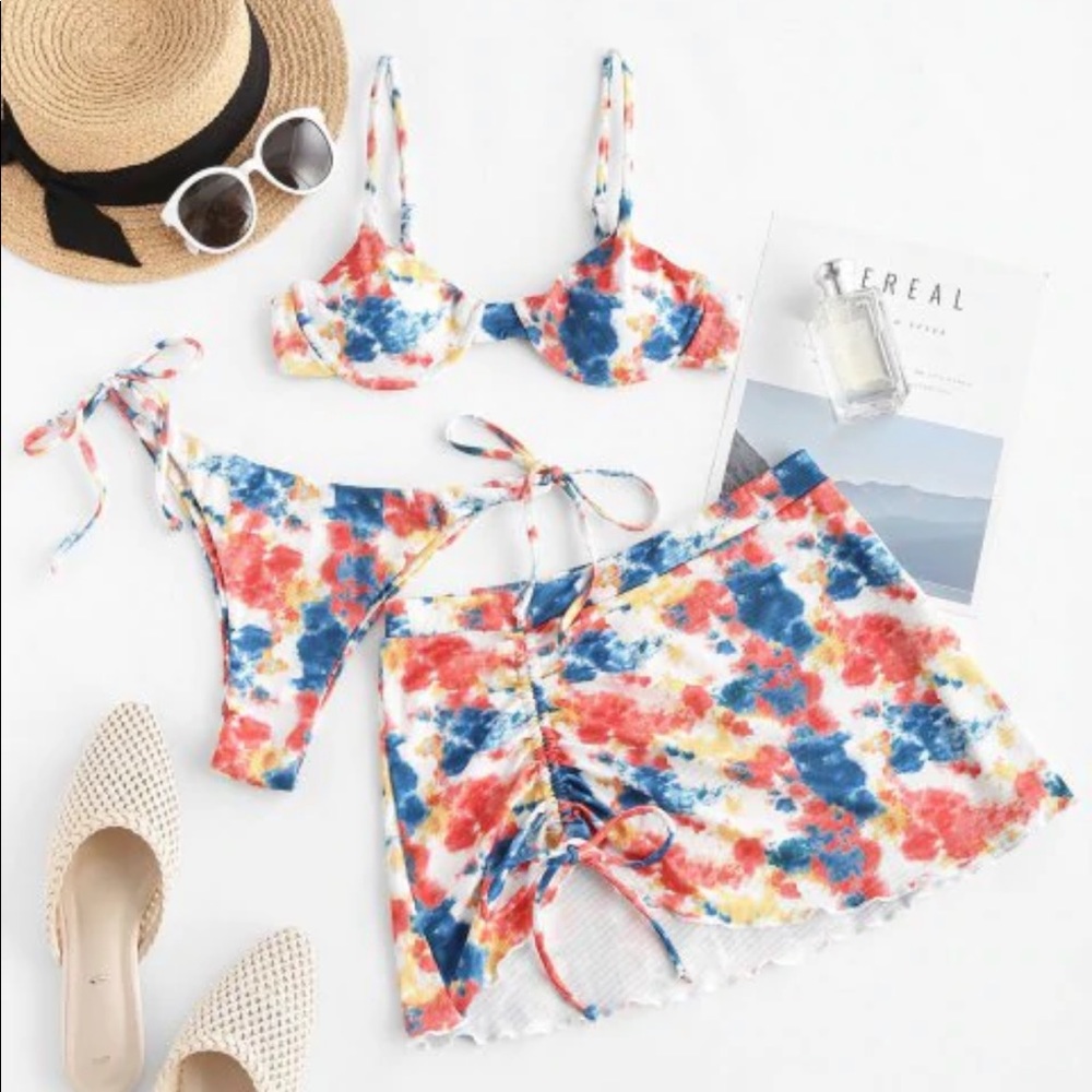 BRAND NEW 3 piece swim suit ZAFUL bikini